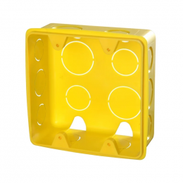 Caixa de luz 4x4 Amarela Krona