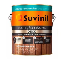 Verniz Água e Proteção Máxima Deck Acetinado Natural 3,6L - SUVINIL