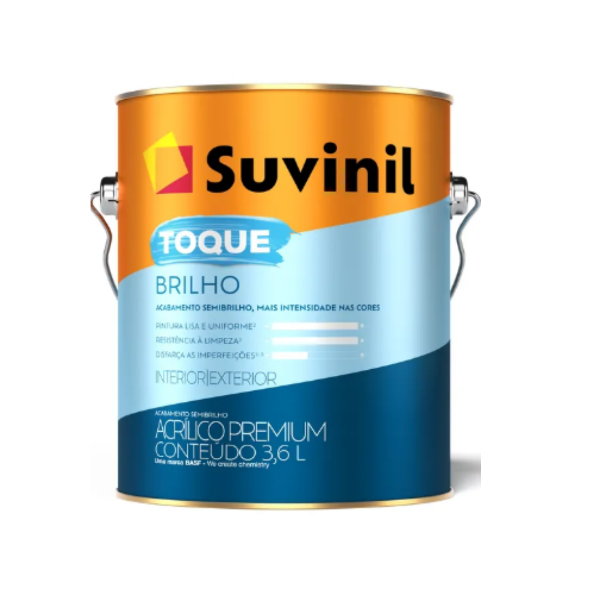 TINTA TOQUE BRILHO BRANCO NEVE 3,6L SUVINIL