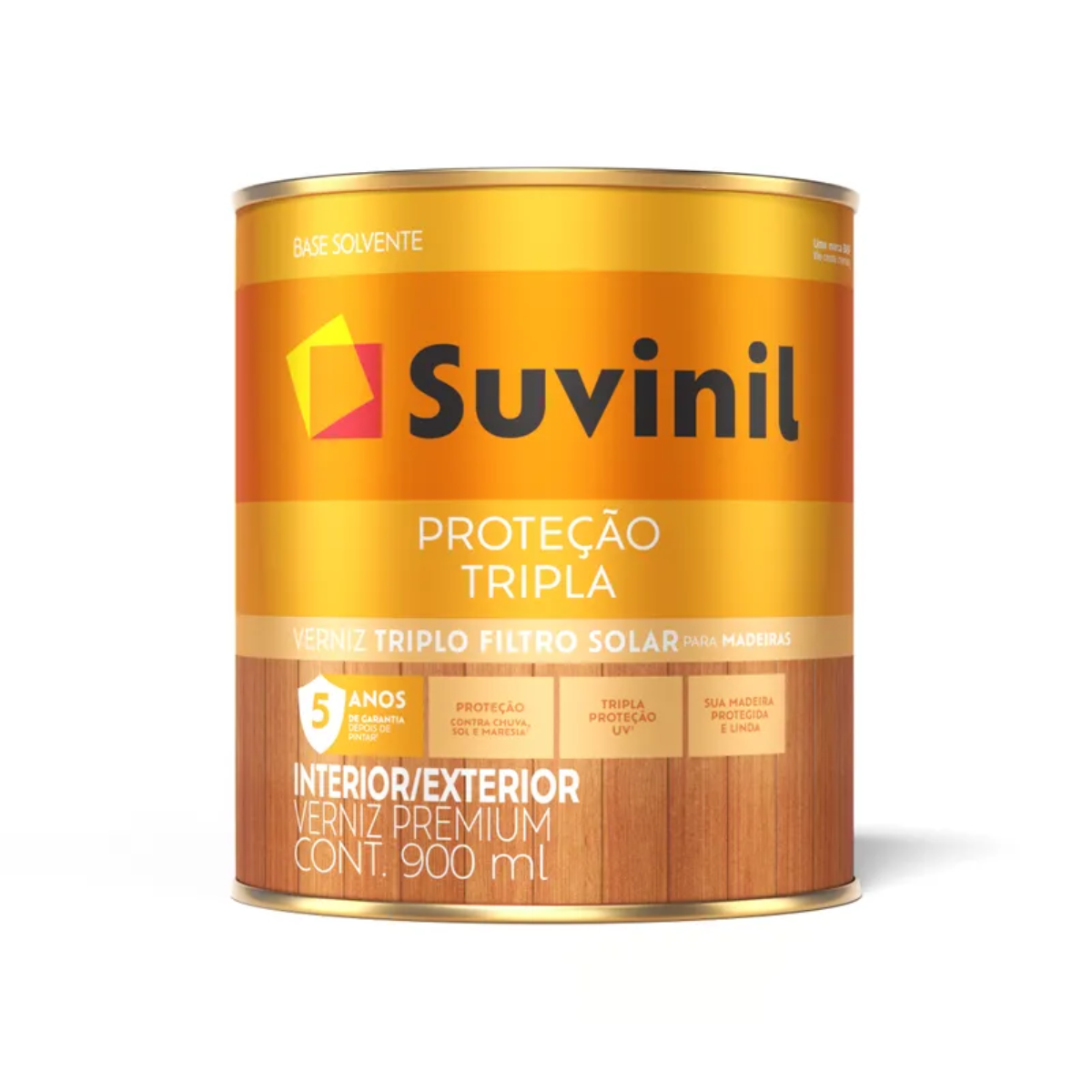 VERNIZ TRIPLA PROTEÇÃO BRILHANTE CANELA 0,9L SUVINIL