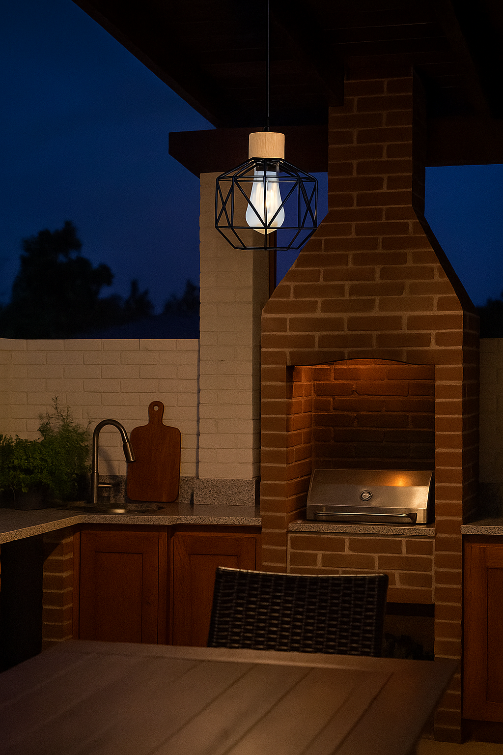 LUMINARIA PENDENTE ARAMADO PERSA 18CM GOOD - Imagem 2