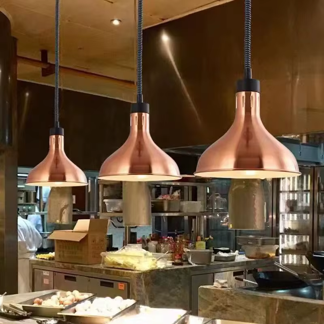 LUMINARIA PENDENTE GOLDEN 30CM GOOD - Imagem 2