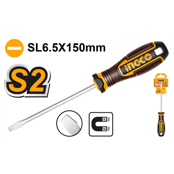 CHAVE FENDA 6.5X100MM HSDSL6150 INGCO