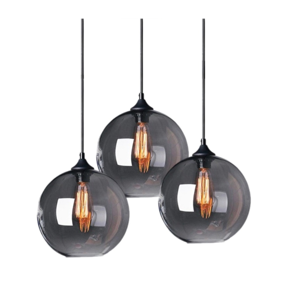 LUMINARIA PENDENTE TRIPLO NANQUIM 40CM GOOD