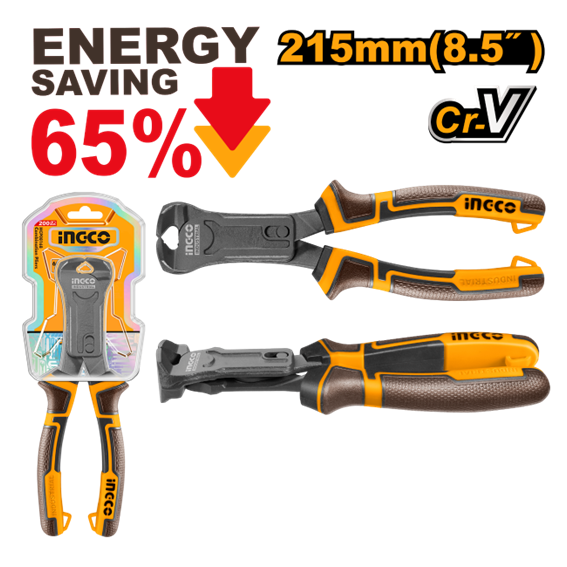 ALICATE CORTE FRONTAL 8.5'' HCECP58200 INGCO