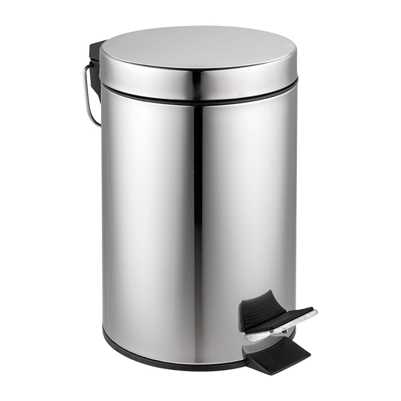LIXEIRA INOX PEDAL 12L GOOD