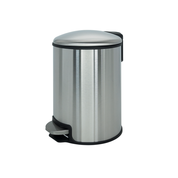 LIXEIRA INOX PEDAL NOVA 5L GOOD