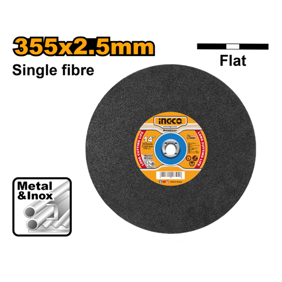 DISCO CORTE METAL 355X2.5X25.4MM MCD2535 INGCO