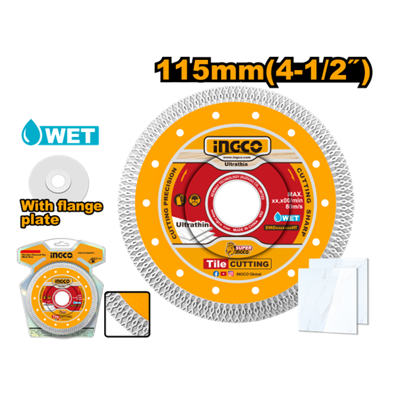 DISCO DIAMANTADO  PORCELANATO 115MMULTRAFINO DMD081151HT INGCO
