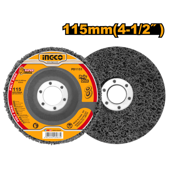 DISCO REMOVEDOR 115X22MM PD1151 INGCO