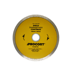 DISCO DIAMANTADO CONTINUO 110MM PCDBF110 PROCORT