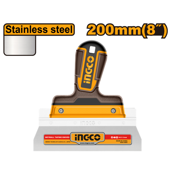 ESPATULA  ACO CARB DRY 200MM HPUT78200 INGCO