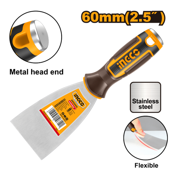 ESPATULA  ACO INOX 063MM HPUT08060 INGCO