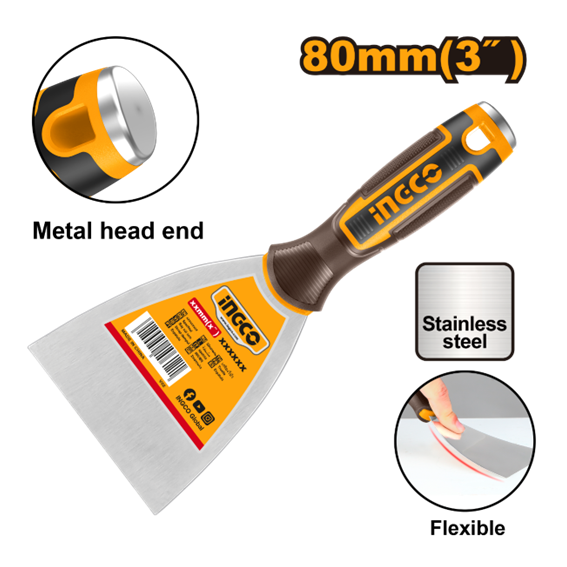 ESPATULA  ACO INOX 075MM HPUT08080 INGCO