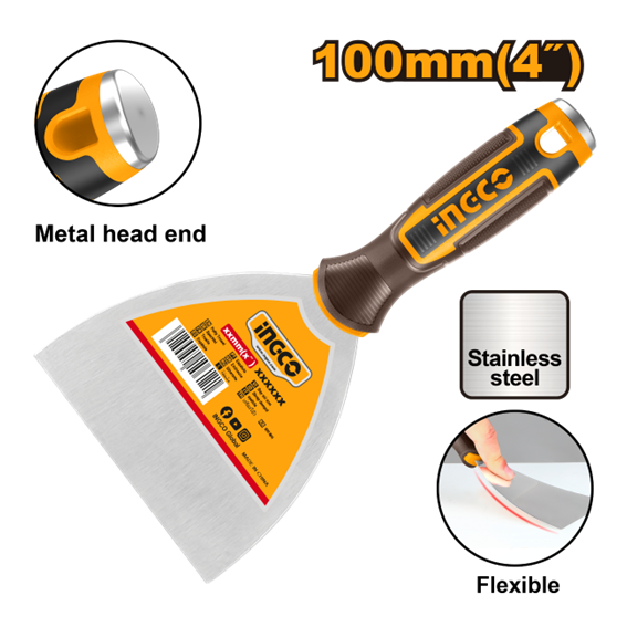 ESPATULA  ACO INOX 100MM HPUT08100 INGCO