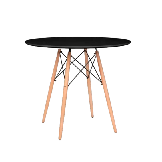 MESA GD EAMES EIFELL 90CM PRETA R90B GOOD
