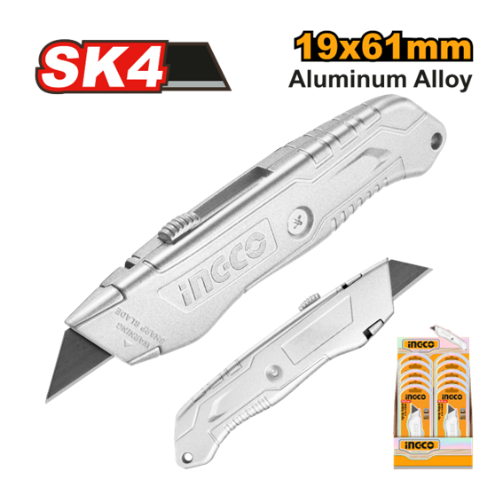 ESTILETE ALÚMINIO 19MM HKNS11615 INGCO