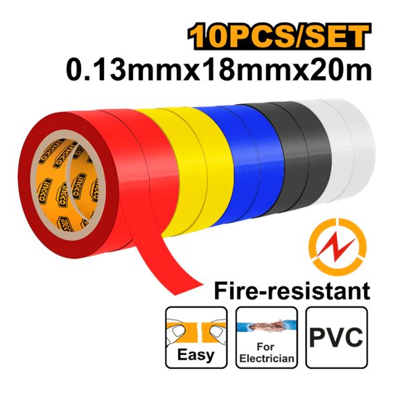 FITA ISOLANTE 18X20 HPET1013 AMARELO INGCO