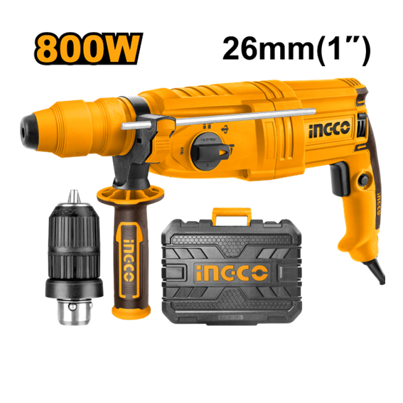 FURADEIRA  MARTELETE 800W 127V URGH9028-29 INGCO