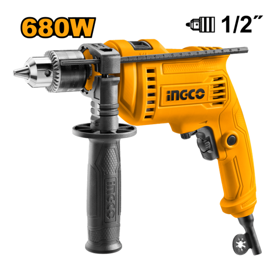 FURADEIRA 1/2  680W 127V UID6808-9 INGCO