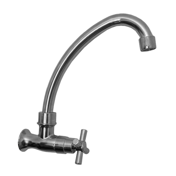 TORNEIRA DE COZINHA PAREDE GIRATÓRIA 1/4 CROMADO GD-2000C GOOD