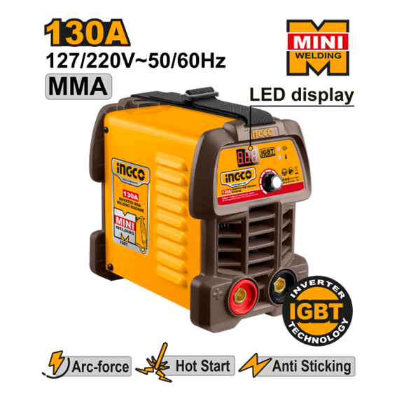 INVERSOR SOLDA BIVOLT 130A ING-UMMA13049-9 INGCO