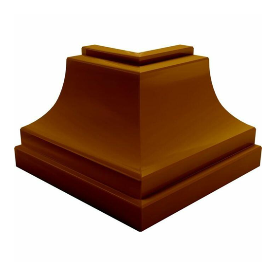 CANTO EXTERNO PVC 4 PEÇAS MOGNO GOOD