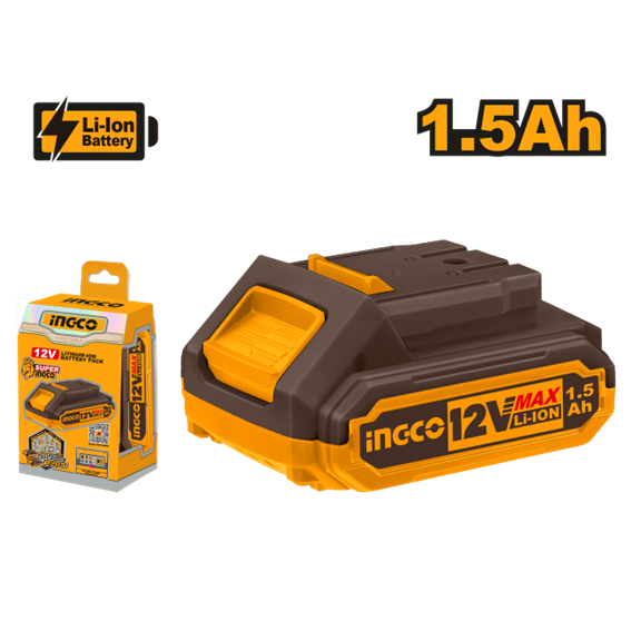 BATERIA LITIO 12V 1.5AH FBLI12151 INGCO
