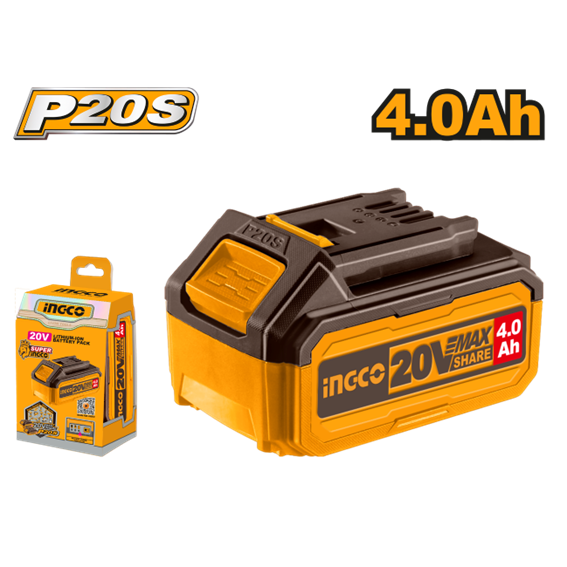 BATERIA LITIO 20V 4.0 AH FBLI20021 INGCO