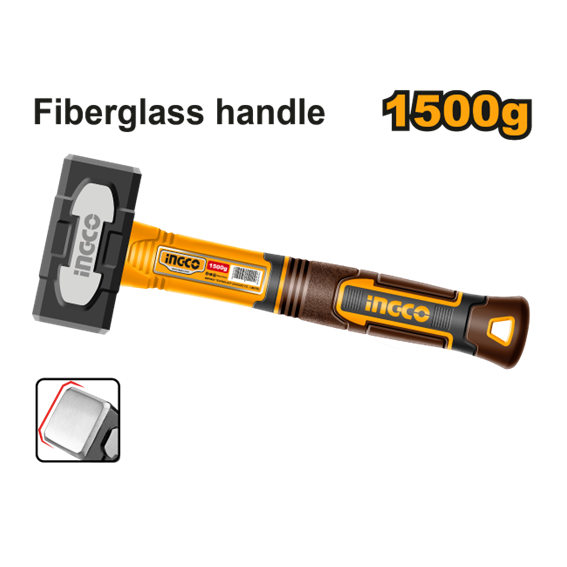 MARRETA QUADRADA 1.5KG FIBRA HSTH81500 I