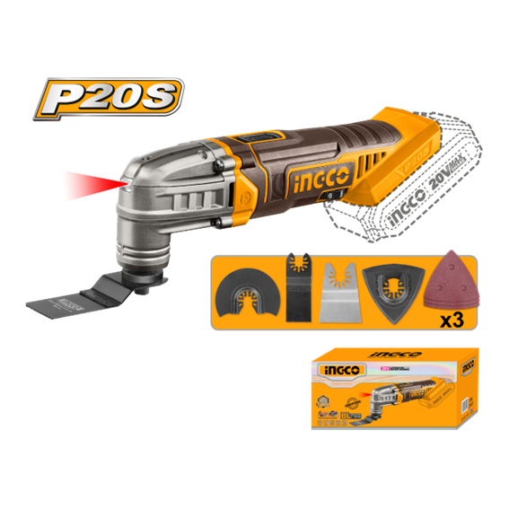MULTIFERRAMENTA OSCILANTE 20V CMLI2022 INGCO