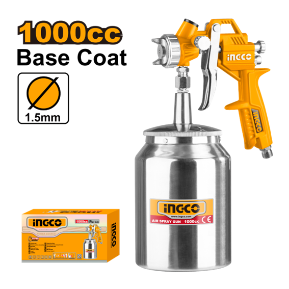 PISTOLA DE PINTURA 1000CC ASG3101 INGCO