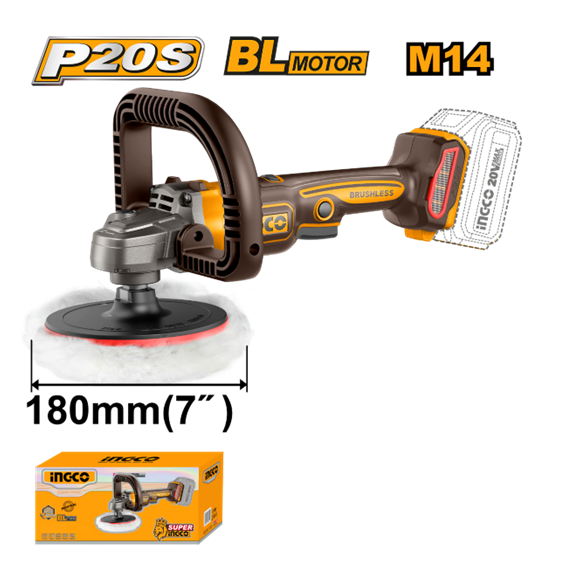 POLITRIZ 7'' 20V APLI2018 INGCO