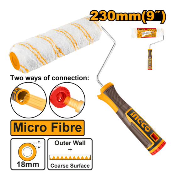 ROLO MCFIBRA 23CM 18MM GARFO HRHT042302D INGCO