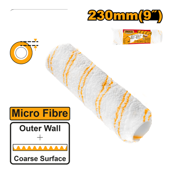 ROLO MCFIBRA 23CM 18MM HRC3323018 INGCO