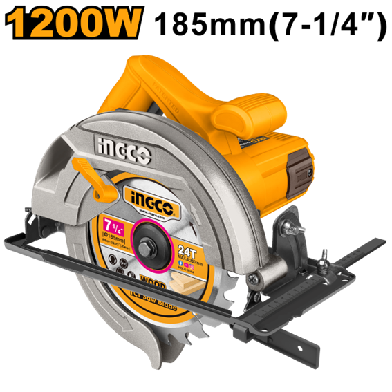 SERRA CIRCULAR 7.1/4'' 1200W 127V UCS1857 INGCO