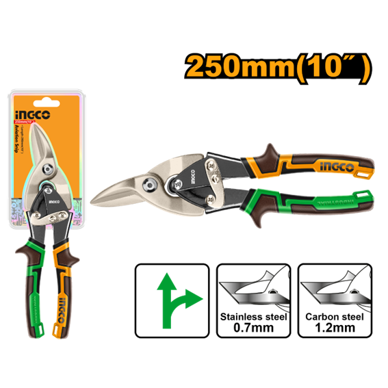 TESOURA  AVIAÇÃO DIREITA 10'' HTSN0110R INGCO