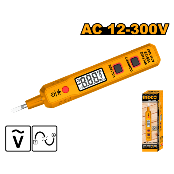 TESTADOR DE TENSÃO AC 12-300V HSDT30021 INGCO