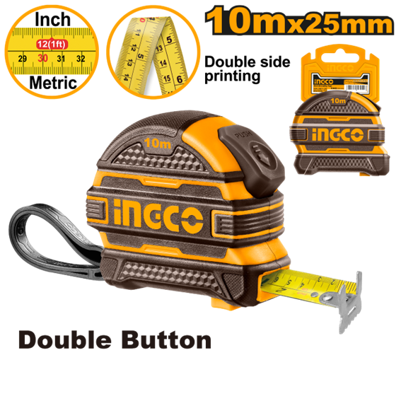 TRENA 10MX25MM EMBORRACHADA HSMT081025 INGCO