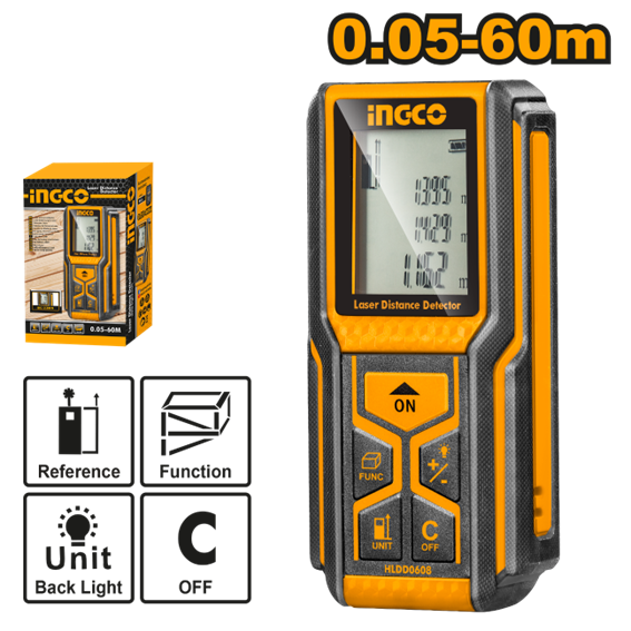 TRENA LASER 60MT HLDD0608 INGCO