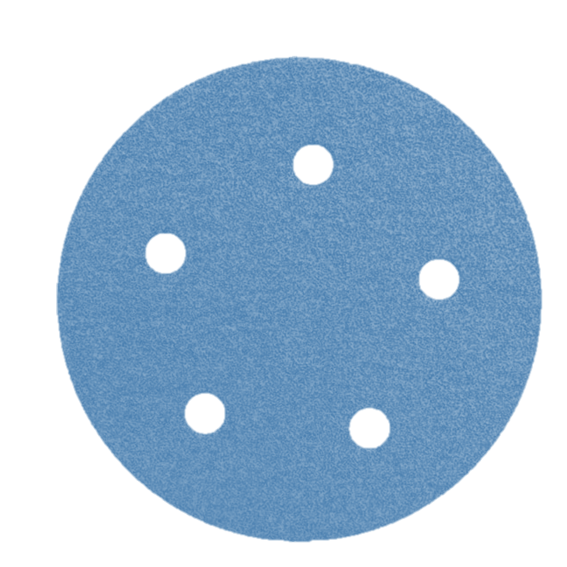 LIXA DISCO 125 GR240 5 FUROS PROCORT