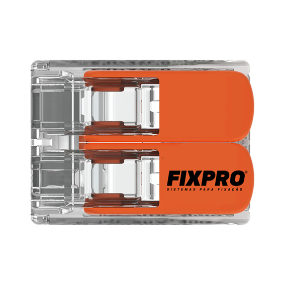 CONECTOR 2 POLOS  0.14-4.0MM 5 PEÇAS CE412 FIXPRO