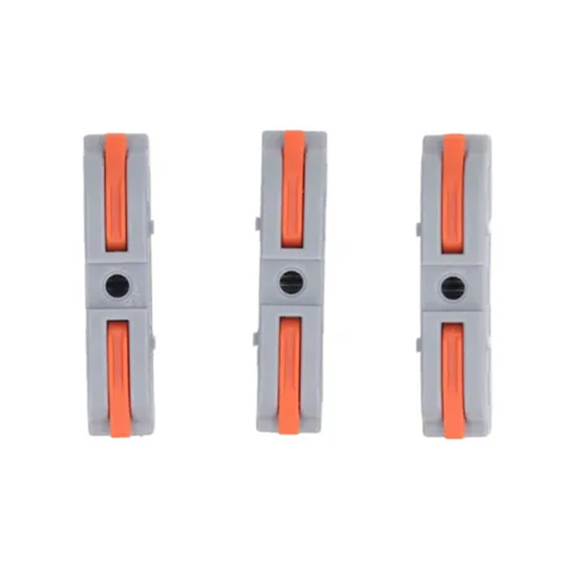 CONECTOR 4 VIAS CINZA CE222 50 PEÇAS  FIXPRO