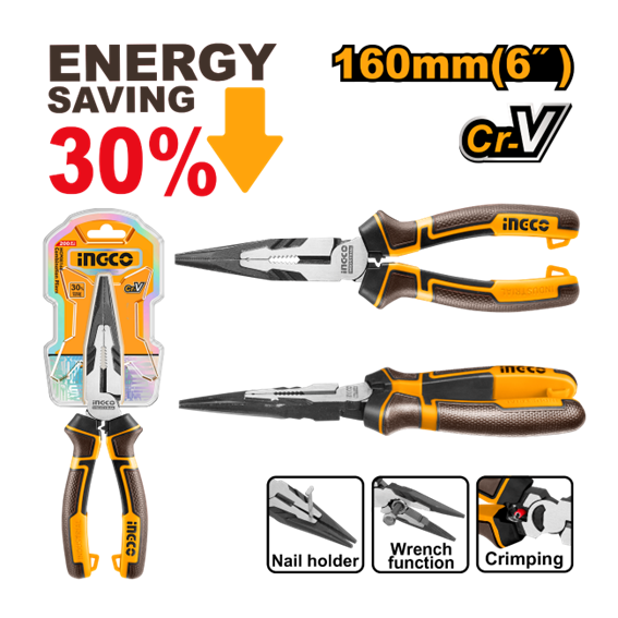 ALICATE BICO MEIA CANA 6'' HHLNP28160 INGCO
