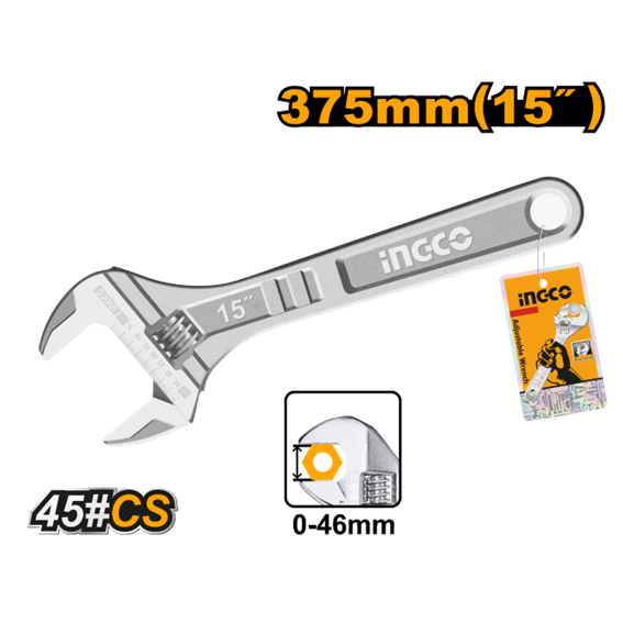 CHAVE AJUSTAVEL INGLESA 15'' HADW131152 I