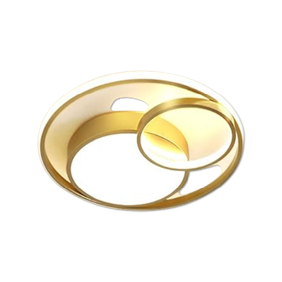 LUMINARIA DE TETO CIRCLE GOLD LED 40W 48CM GOOD