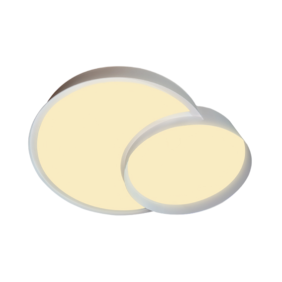 LUMINARIA DE TETO DUAL BRANCA LED 30W 50CM GOOD