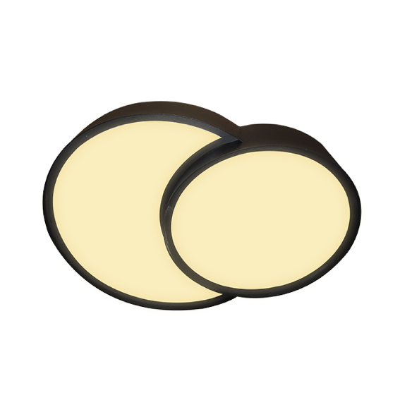 LUMINARIA DE TETO DUAL PRETA LED 30W 50CM GOOD