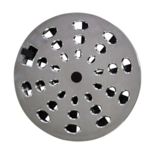 GRELHA ROTATIVA REDONDA CROMADA 15CM AS