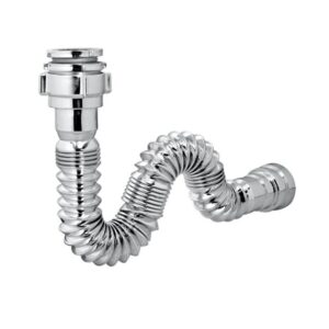 SIFÃO SANFONADO ROSCA CROMADO ASTRA